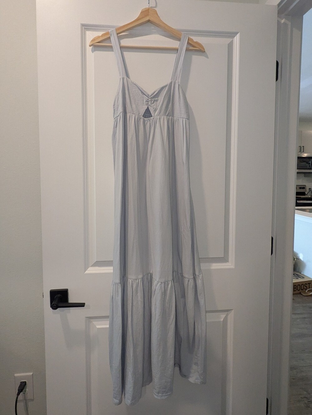 Light Blue Sleeveless Maxi Dress - Brand